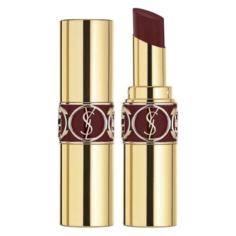 YSL Red In The Dark (76) Rouge Volupte Shine Oil.